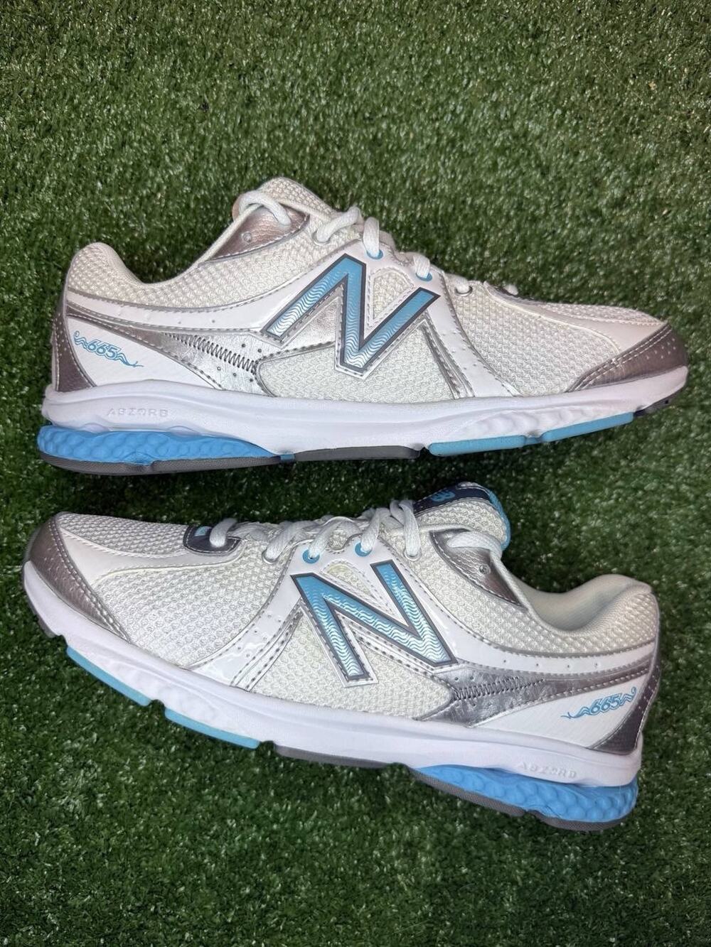 New Balance 665 Women's Fitness Walking Shoes in White 8,5 size